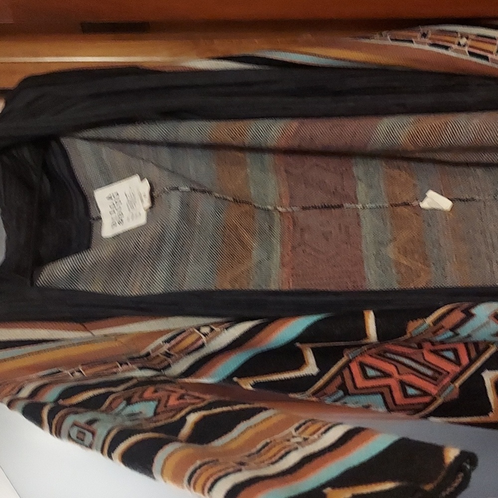 Billabong Aztec Patterned Multicolor Sweater - image 3